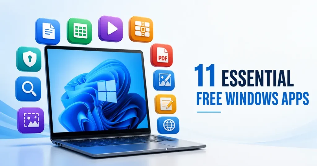 11 essential free Windows software apps for every new laptop