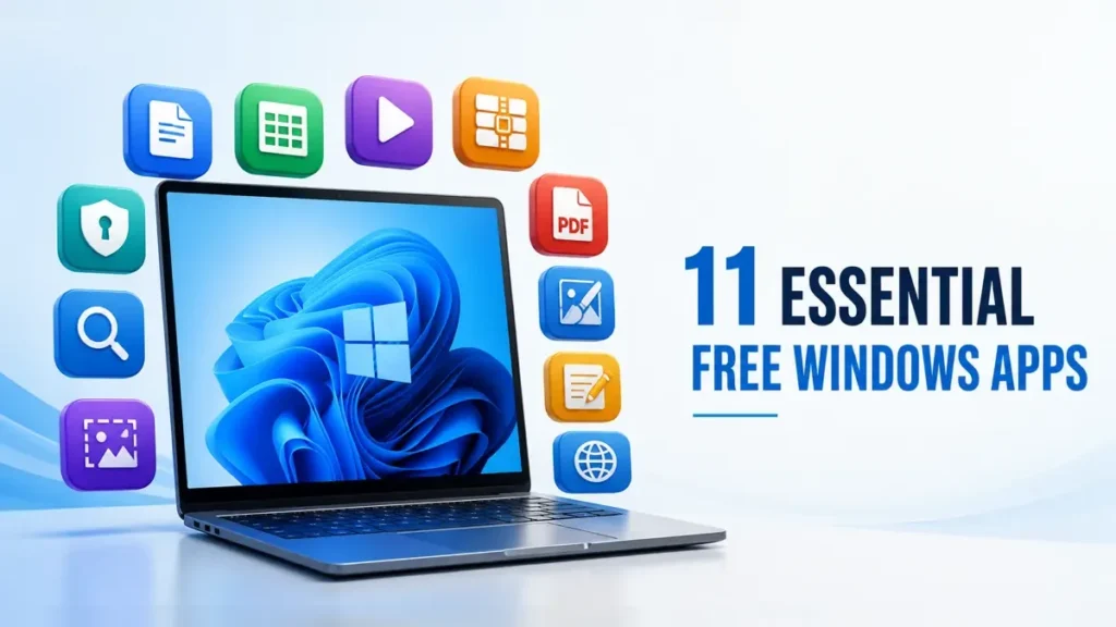 11 essential free Windows software apps for every new laptop