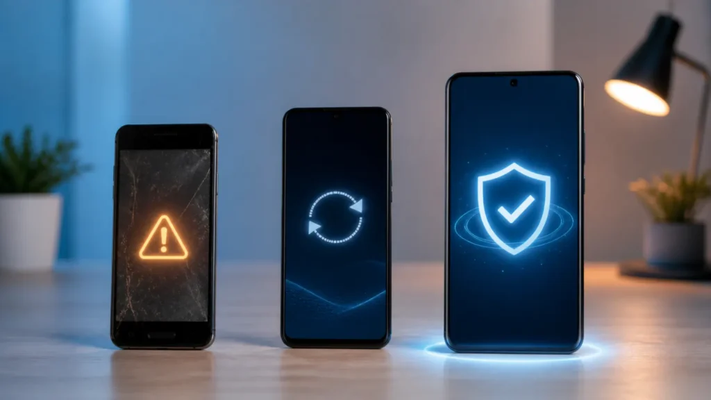 android update support lifecycle Android update support lifecycle from old phone to protected device