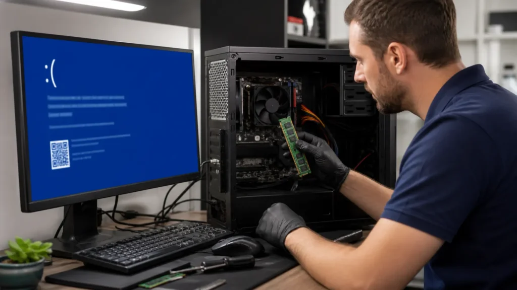 bsod memory hardware diagnostics Diagnose blue screen crashes by checking RAM and computer hardware