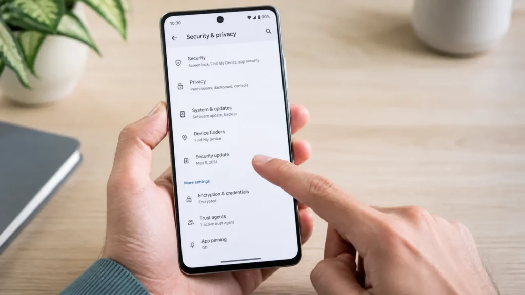 check android security patch settings Check Android security patch level in phone settings