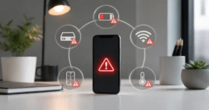 common mobile device problems featured Common mobile device problems including battery storage Wi-Fi overheating and screen damage