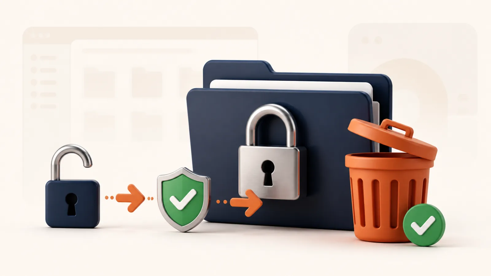 force delete locked file windows v2 Locked Windows folder with safe delete confirmation, force delete a locked file