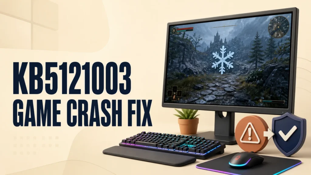 KB5121003 game crash fix for Windows 11