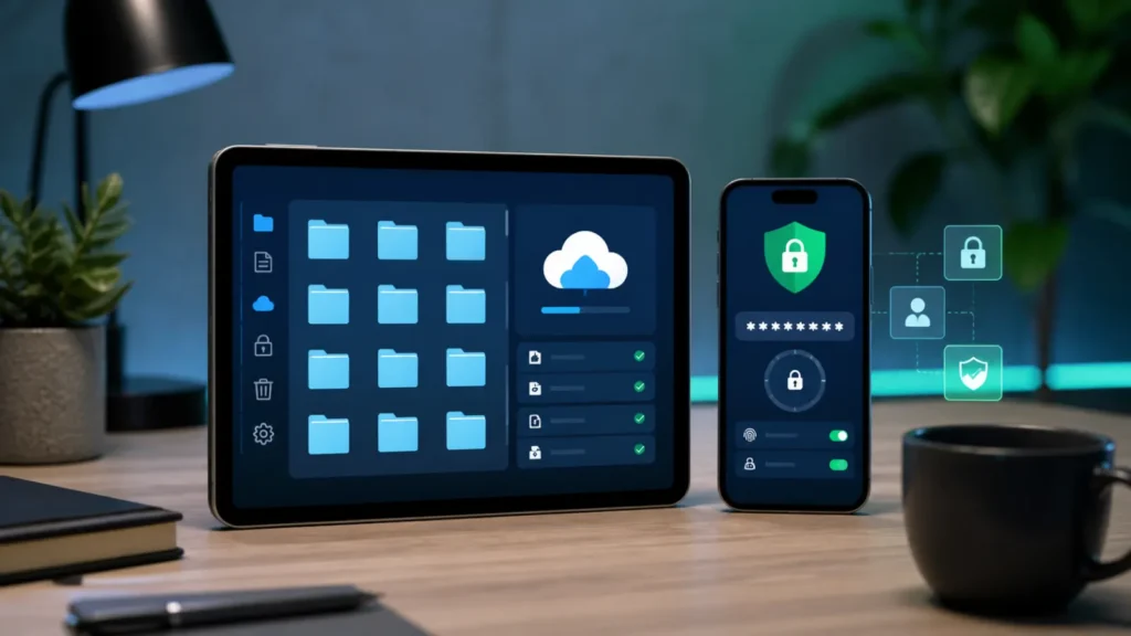 Useful mobile apps for file management password security and privacy