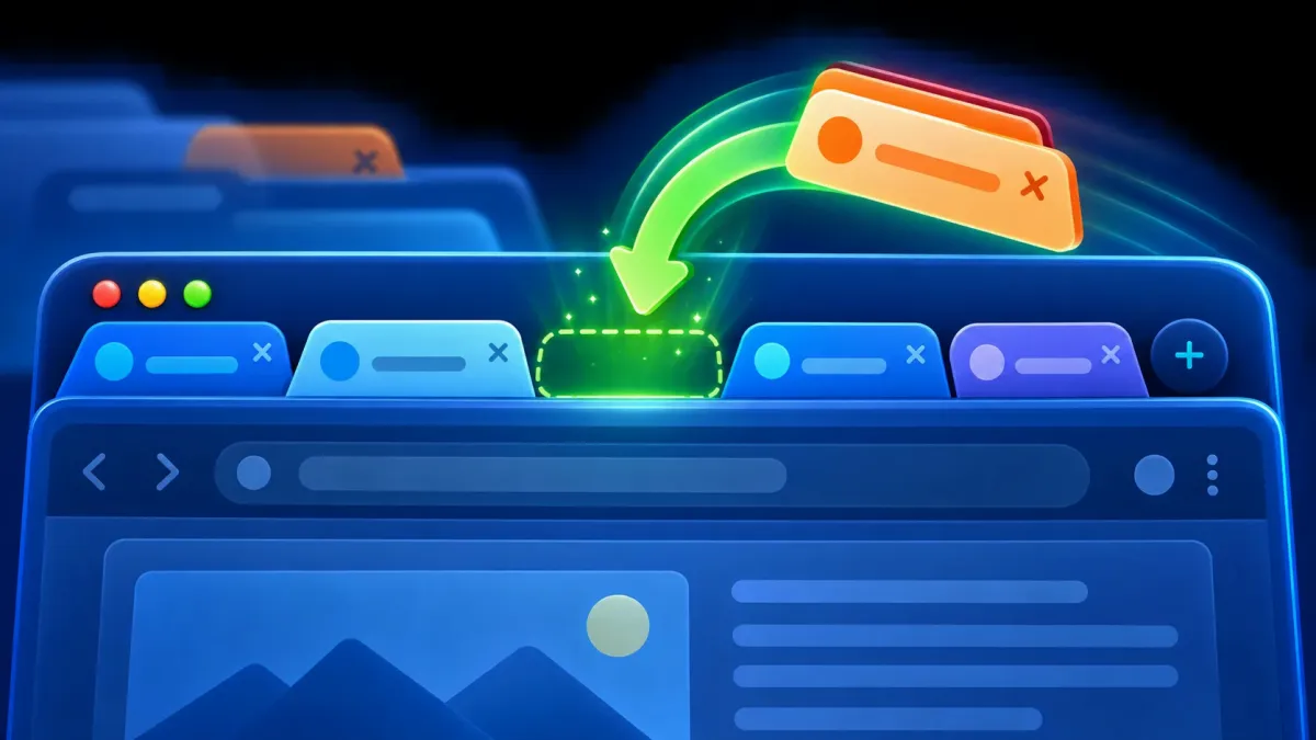 restore recently closed browser tabs opt Restore recently closed browser tabs with the built-in reopen command