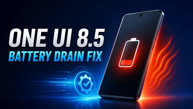 Samsung Galaxy One UI 8.5 battery drain and overheating fixes