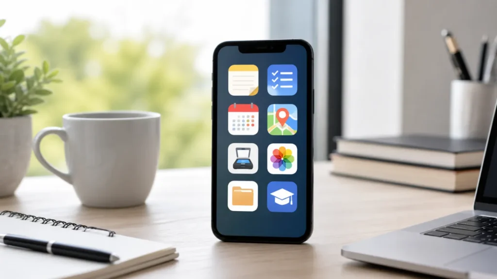 Useful mobile apps for notes tasks navigation photos and daily organization