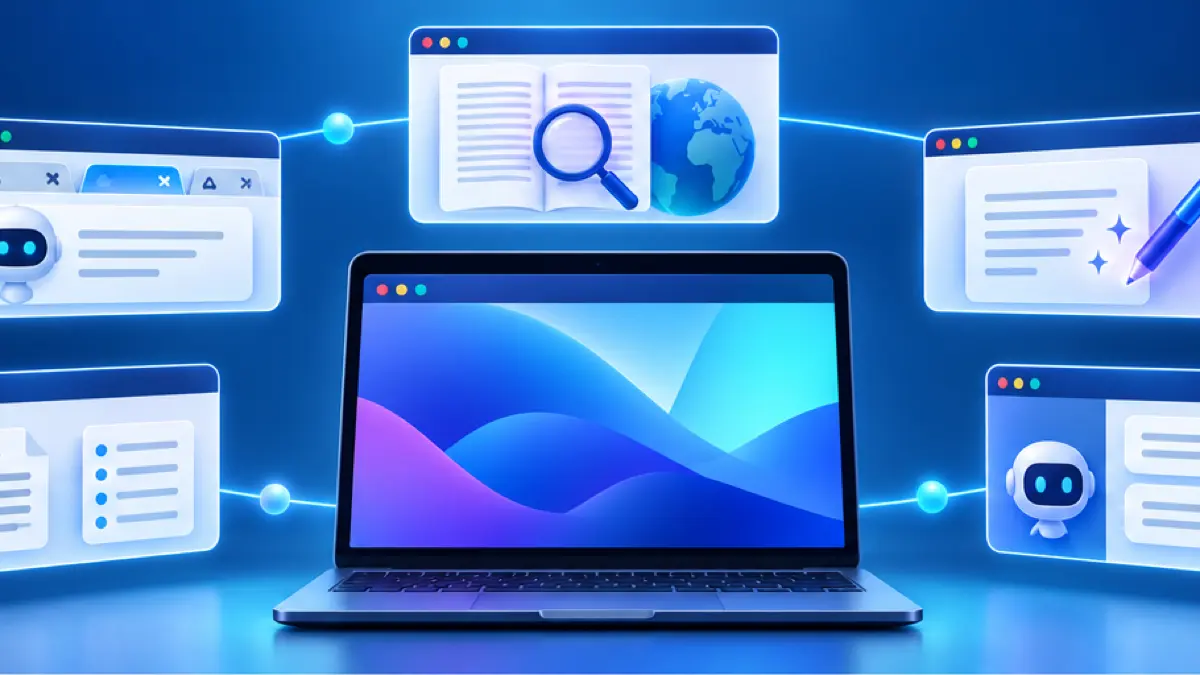ai top 1 Best AI browsers after ChatGPT Atlas for research, writing, and tab context