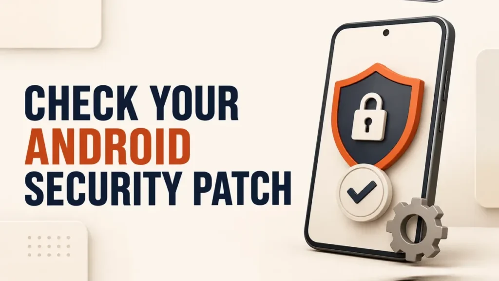 Check Android security patch level on a phone