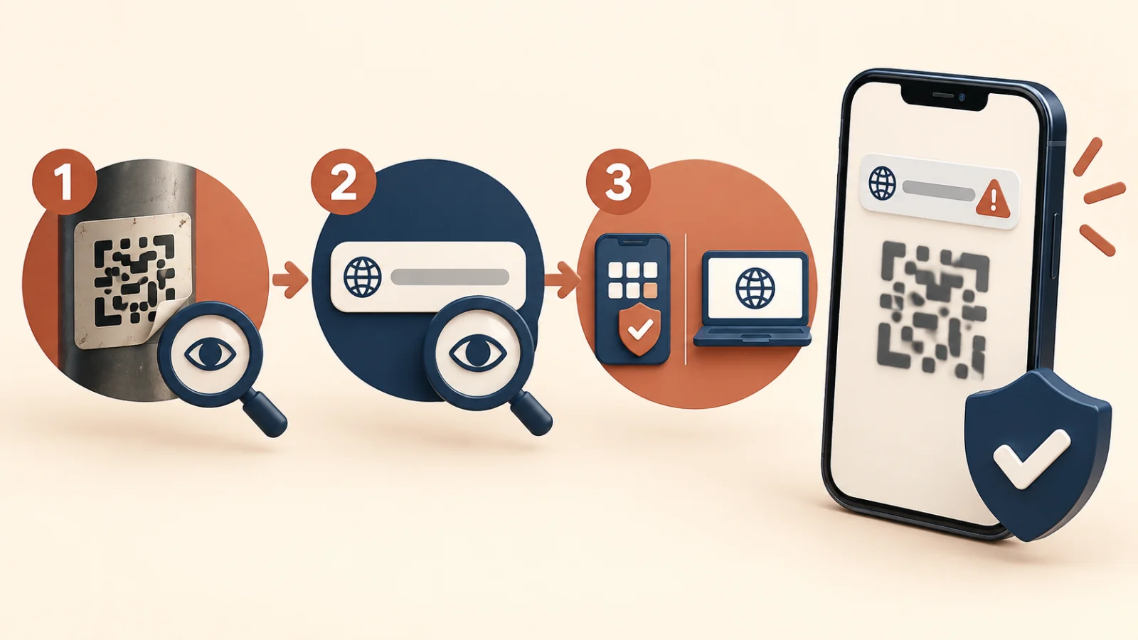 check qr code safely Three checks for spotting QR code scams before opening a link