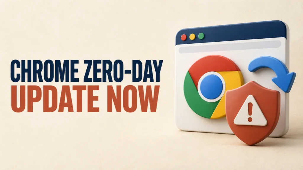 Chrome zero-day CVE-2026-85046 security update warning