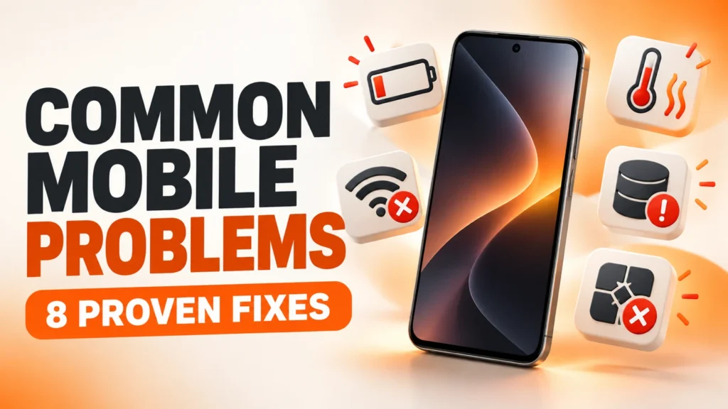 Common mobile device problems with eight proven phone troubleshooting fixes