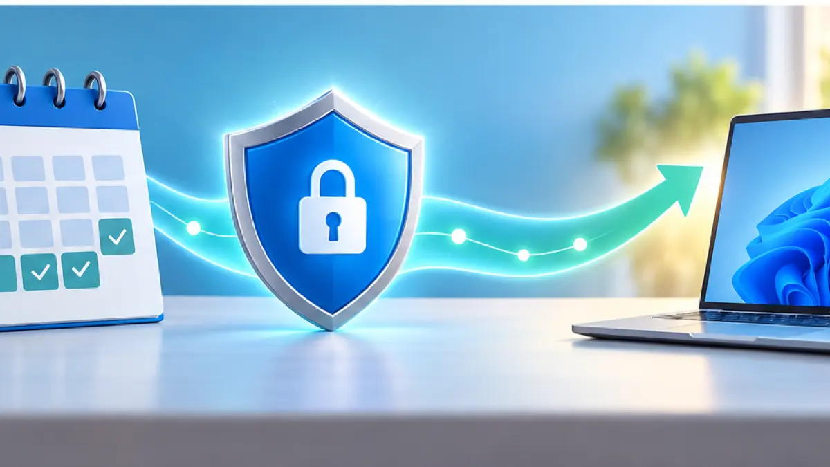 Windows 10 ESU security coverage timeline and planned upgrade