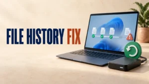 file history not working after windows update File History not working after a Windows update with backup drive connected