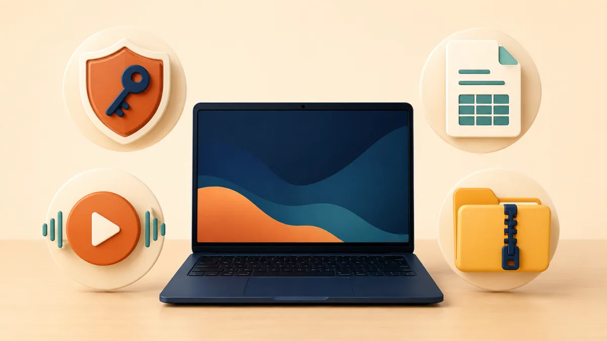 Free Windows software categories for a new laptop