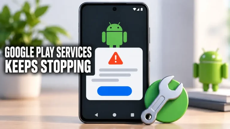 Google Play Services keeps stopping on Android