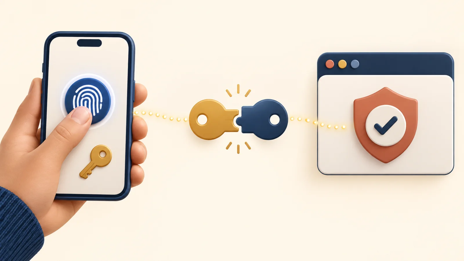 how passkey sign in works How passkey sign-in works using device unlock and cryptographic verification