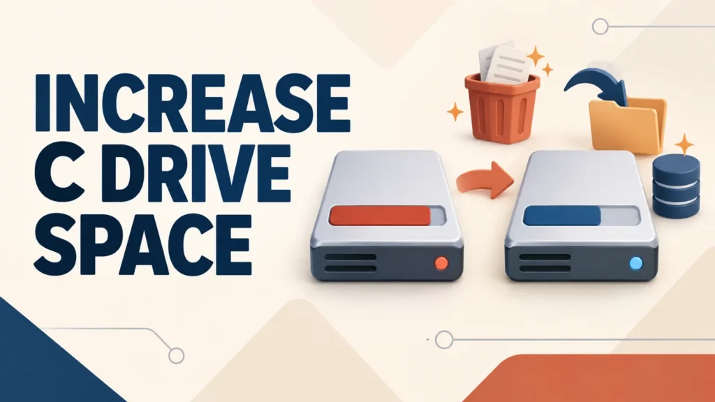 increase c drive space featured Increase C drive space safely in Windows