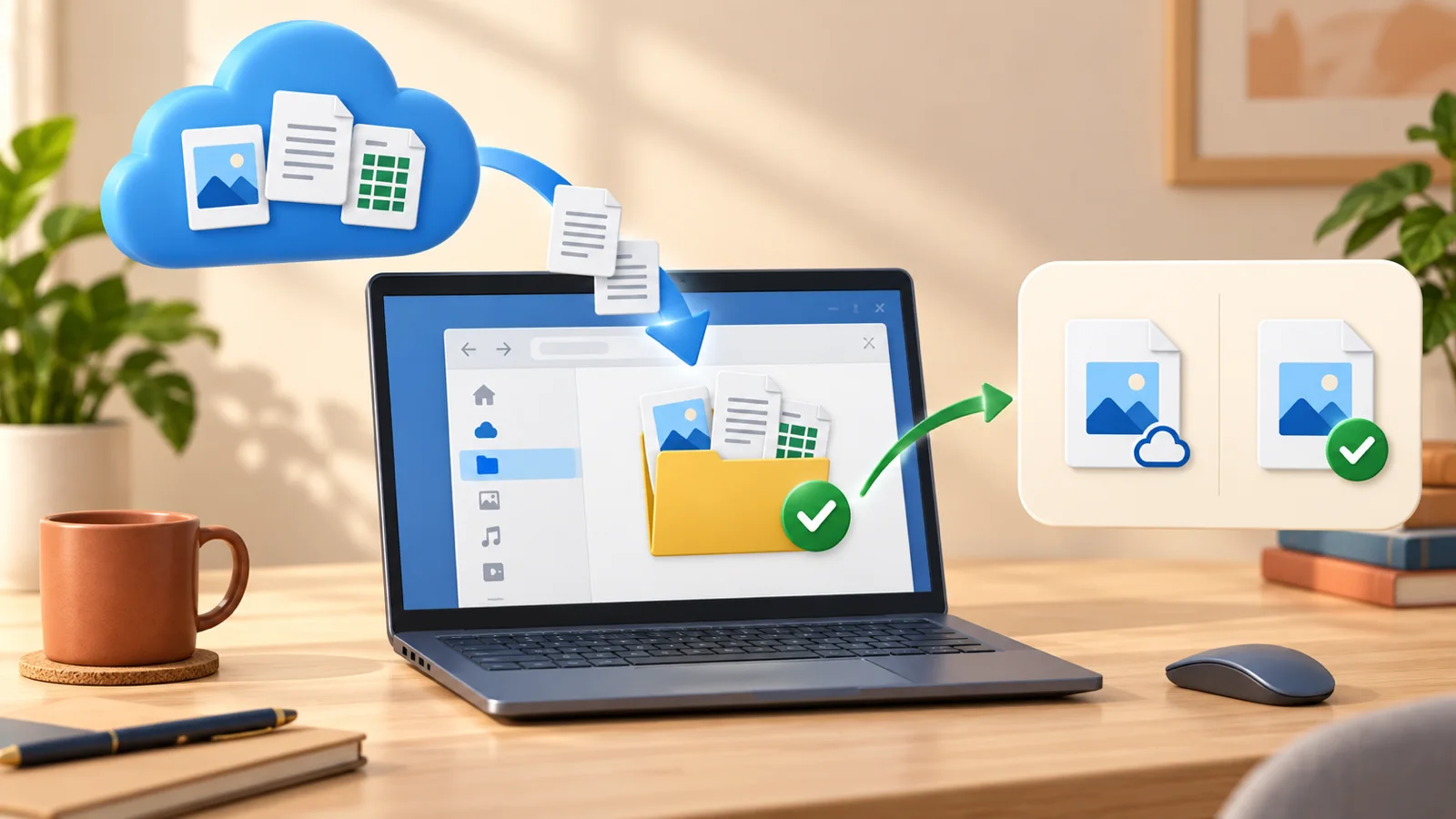 keep onedrive files on this device Download OneDrive cloud-only files before keeping them on the PC