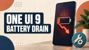 One UI 9 battery drain on a Galaxy phone