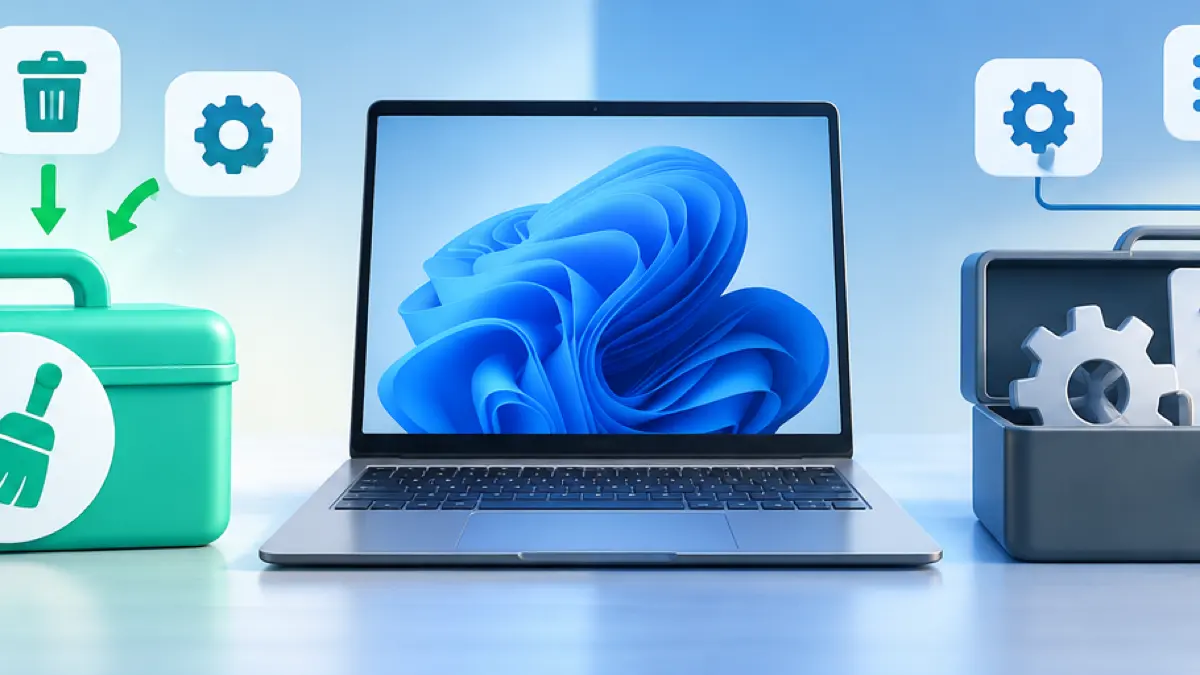 pcmanager bottom Microsoft PC Manager compared with built-in Windows maintenance tools