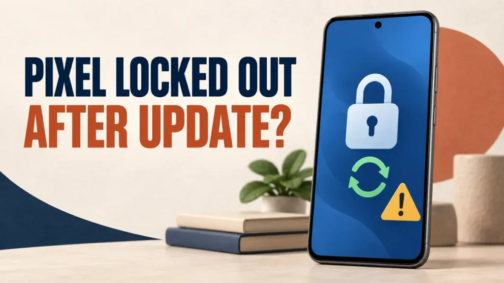 Pixel locked out after an Android update with recovery warning