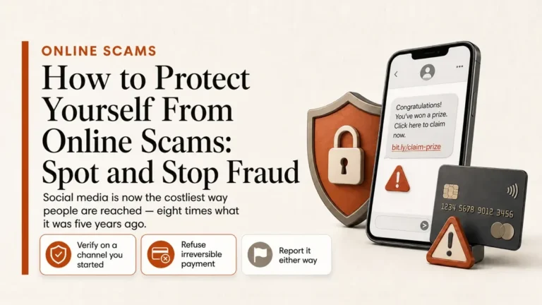 How to Protect Yourself From Online Scams: Spot and Stop Fraud