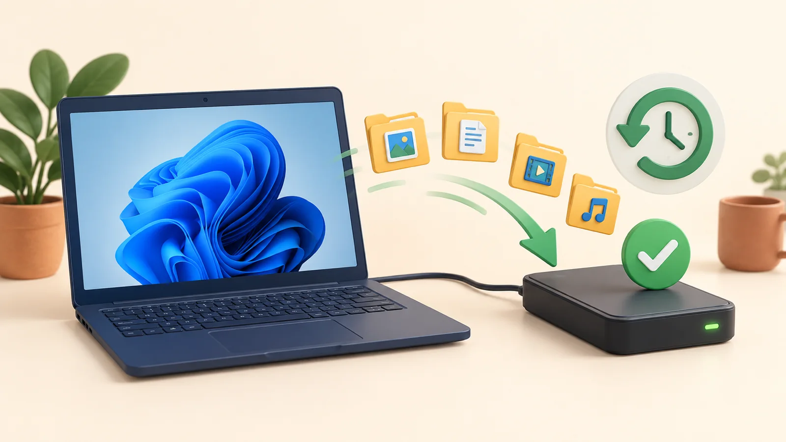 reconnect file history drive File History not working on Windows 11 until the backup drive is reconnected