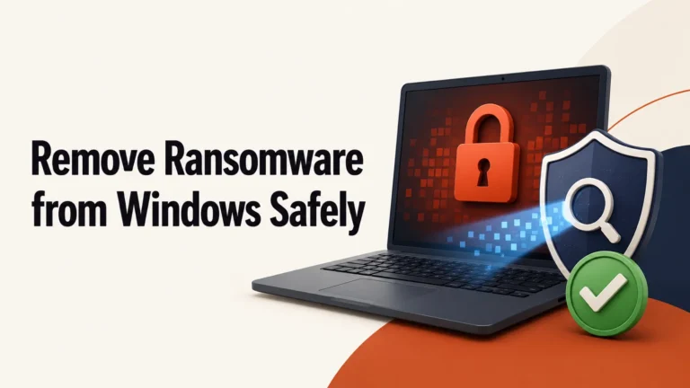 remove ransomware windows featured v2 Remove ransomware from Windows safely using isolation, scanning, and recovery steps