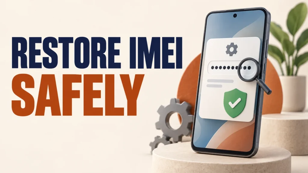 How to restore IMEI number on Android safely by checking the original identifier