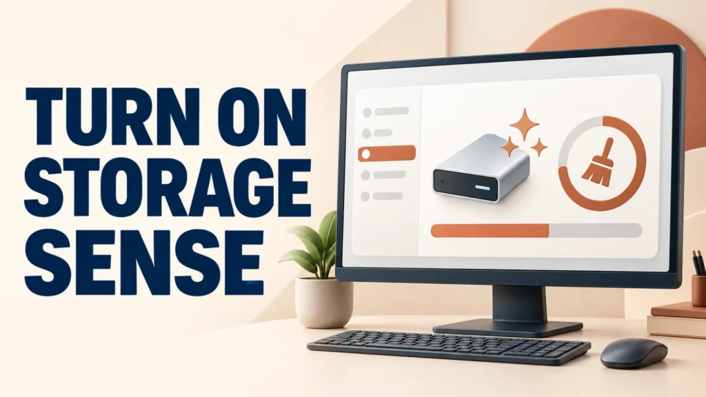 Storage Sense in Windows 11 automatically freeing drive space