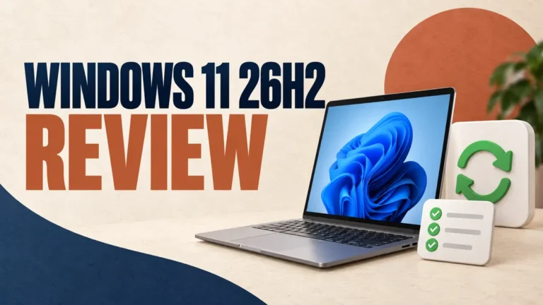 windows 11 26h2 review featured Windows 11 26H2 review with update checklist