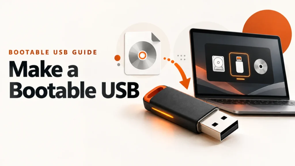 bootable usb guide featured Make a Bootable USB guide with a USB drive, ISO image and boot menu