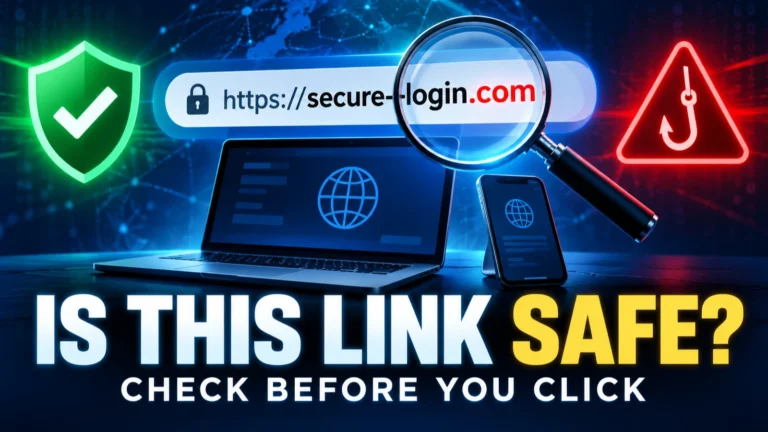 Check if a link is safe before you click