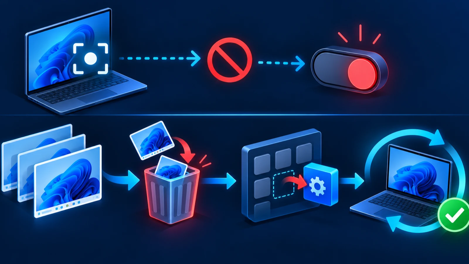 delete remove recall Difference between stopping Recall snapshots, deleting saved snapshots, and removing Recall