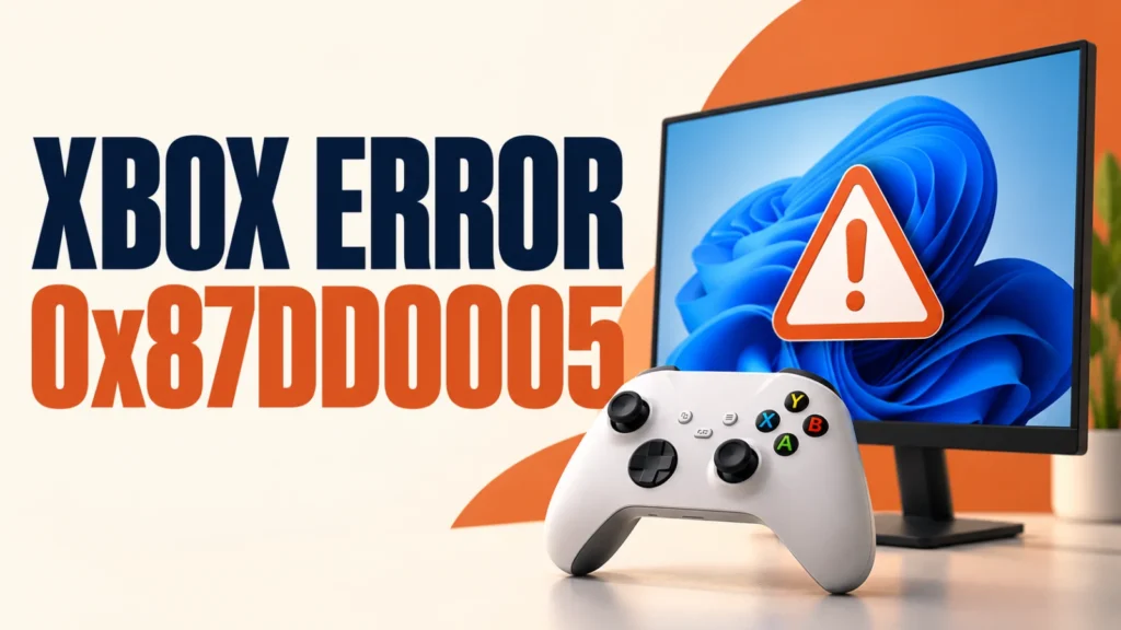 Xbox error 0x87DD0005 on Windows 11